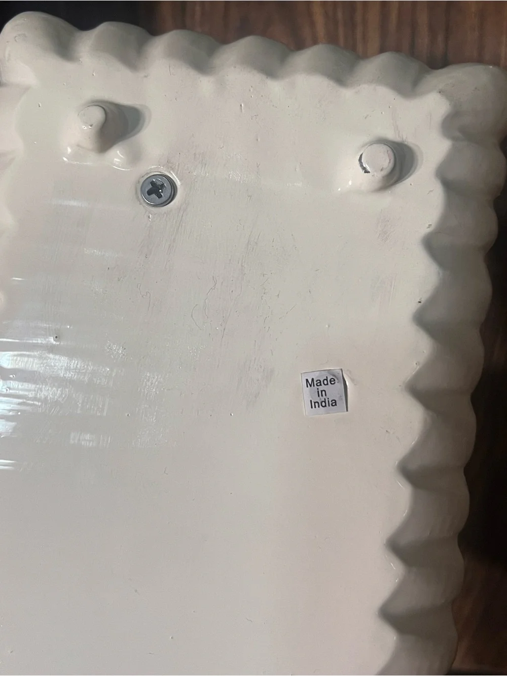 Metal Eyelash Accent Tray - White